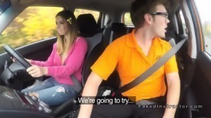 Driving Instructor Bangs Natural Busty Teen