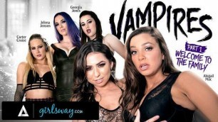 GIRLSWAY – Abigail Mac Is Gangbanged Hard By A Vampire Coven