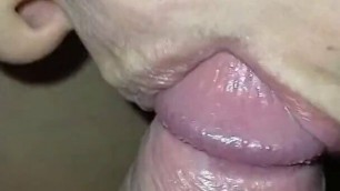 Teen sucking dick pov